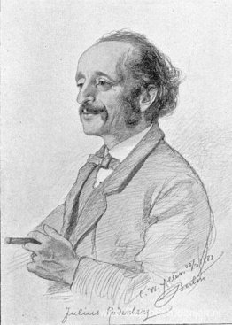 Portret van Julius Rodenberg Portret van Julius Rodenberg