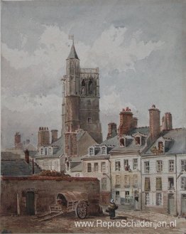 Uitzicht op het belfort van Orleans Uitzicht op het belfort van Orleans