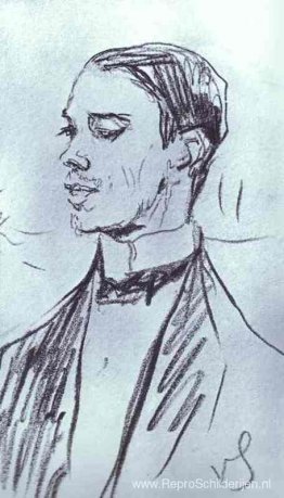 Portret van Vazlav Nizjinski Portret van Vazlav Nizjinski