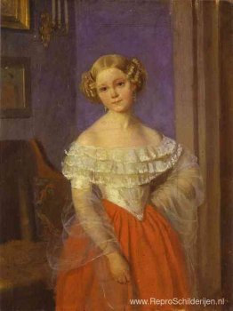 Portret van Olga Ivanovna Demonkala Portret van Olga Ivanovna Demonkala