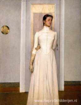 Portret van Margaretha Khnopff Portret van Margaretha Khnopff