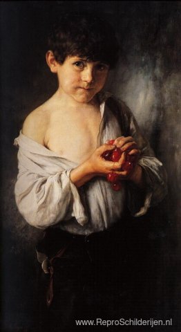 Jongen met kersen Jongen met kersen