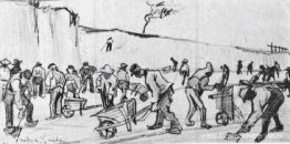 Zandgravers in Dekkersduin bij Den Haag Zandgravers in Dekkersduin bij Den Haag