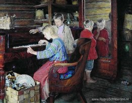 Kinderen aan de piano Kinderen aan de piano