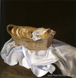De mand met brood De mand met brood
