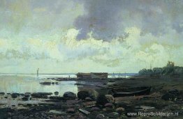 De kust. Bewolkte dag De kust. Bewolkte dag