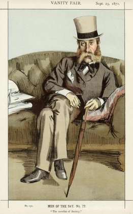 Karikatuur van George Whyte Melville Karikatuur van George Whyte Melville