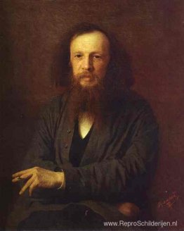Portret van Dmitri Mendelejev Portret van Dmitri Mendelejev