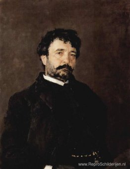 Portret van de zanger Angelo Mazini Portret van de zanger Angelo Mazini