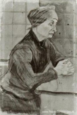 Vrouw met gevouwen handen, halve lengte Vrouw met gevouwen handen, halve lengte