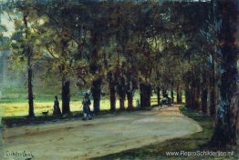 Steegje in het park, Liechtenstein Steegje in het park, Liechtenstein