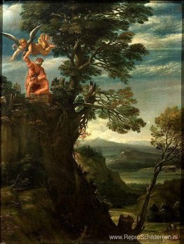 Landschap met het offer van Isaac Landschap met het offer van Isaac