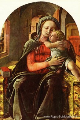 Madonna op de troon Madonna op de troon