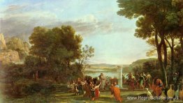 Landschap met de Aanbidding van het Gouden Kalf Landschap met de Aanbidding van het Gouden Kalf