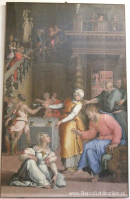 Jezus Christus in het huis van Martha en Maria Jezus Christus in het huis van Martha en Maria