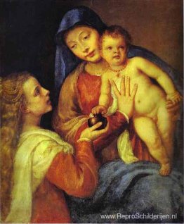 Madonna en Kind met Maria Magdalena Madonna en Kind met Maria Magdalena