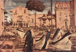 St. Jerome en Leeuw in het klooster St. Jerome en Leeuw in het klooster