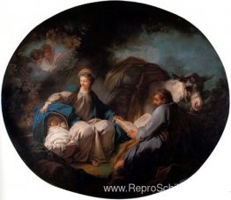 Rust uit tijdens de vlucht naar Egypte Rust uit tijdens de vlucht naar Egypte