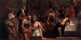 Christus wast de voeten van de discipelen Christus wast de voeten van de discipelen