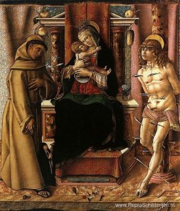 De Maagd en het Kind met de heiligen Franciscus en Sebastiaan De Maagd en het Kind met de heiligen Franciscus en Sebastiaan