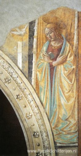 Tabernakel van de Visitatie: Aankondiging: Maria Tabernakel van de Visitatie: Aankondiging: Maria