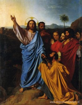 Jezus geeft de sleutels terug aan Sint-Pieter Jezus geeft de sleutels terug aan Sint-Pieter