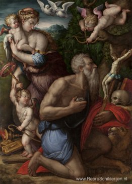 De verleiding van St. Jerome De verleiding van St. Jerome