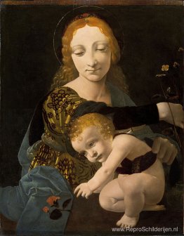 De Maagd en het Kind (De Madonna van de Roos) De Maagd en het Kind (De Madonna van de Roos)