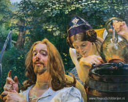 Christus en Samaritaanse vrouw Christus en Samaritaanse vrouw