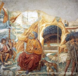 Tabernakel van de Visitatie: Aankondiging aan Joachim Tabernakel van de Visitatie: Aankondiging aan Joachim