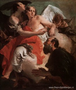 Abraham en de drie engelen Abraham en de drie engelen