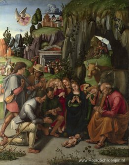 Aanbidding van de herders Aanbidding van de herders