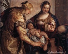 Heilige Familie met Sint-Barbara en het Kind Sint-Jan Heilige Familie met Sint-Barbara en het Kind Sint-Jan