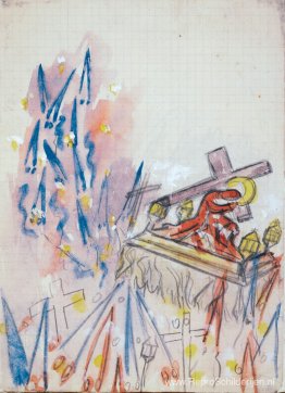 Christus draagt het kruis Christus draagt het kruis