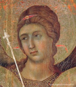 Madonna en Kind op een troon (fragment voorzijde) Madonna en Kind op een troon (fragment voorzijde)