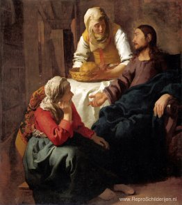 Christus in het huis van Martha en Maria Christus in het huis van Martha en Maria