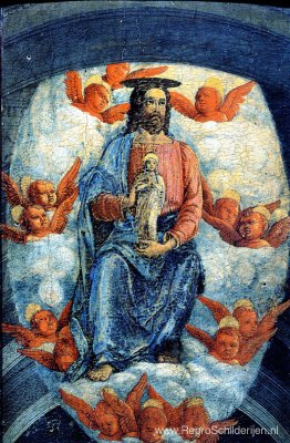 Christus met de ziel van de Maagd Christus met de ziel van de Maagd