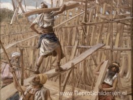 Het bouwen van de ark Het bouwen van de ark