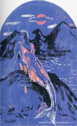 Project voor een muurschildering, Norine House, Brussel Project voor een muurschildering, Norine House, Brussel