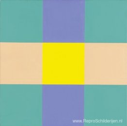 Drie horizontale groepen met gele middenvariatie E Drie horizontale groepen met gele middenvariatie E