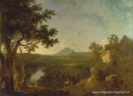 Uitzicht nabij Wynnstay, de zetel van Sir Watkin Williams-Wynn, Uitzicht nabij Wynnstay, de zetel van Sir Watkin Williams-Wynn,