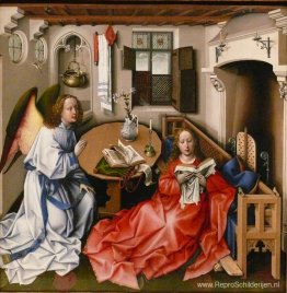 Het Mérode-altaarstuk - De aankondiging Het Mérode-altaarstuk - De aankondiging