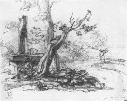 Landschap met een waterput Landschap met een waterput