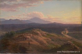 Mount Langi vanuit Pleasant Creek Mount Langi vanuit Pleasant Creek