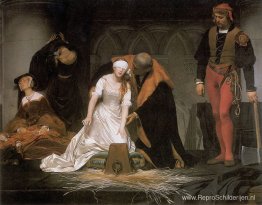 De executie van Lady Jane Gray De executie van Lady Jane Gray