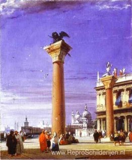 St. Mark's Column in Venetië St. Mark's Column in Venetië