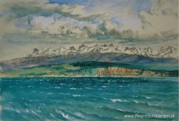 Middag in de lente, met zuidenwind, in Neuchatel Middag in de lente, met zuidenwind, in Neuchatel