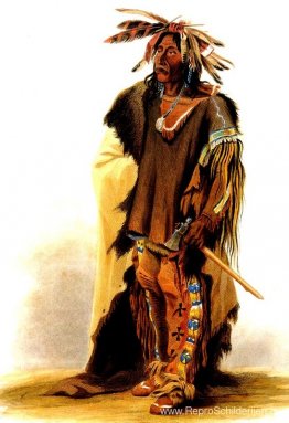 Wahk-ta-Ge-Li, een Sioux-krijger Wahk-ta-Ge-Li, een Sioux-krijger