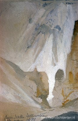 Canyonmuren, Yellowstone (schets) Canyonmuren, Yellowstone (schets)