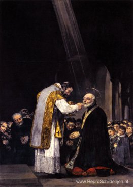 De laatste communie van St. Joseph Calasanz De laatste communie van St. Joseph Calasanz